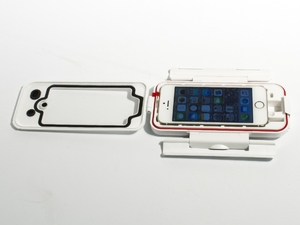 Водонепроницаемый чехол DRC5IPHONE (белый) для iPhone 5/5S/SE, фото 5