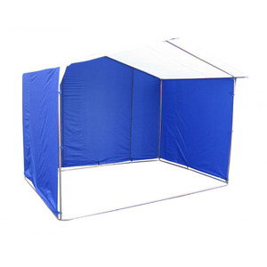 Палатка Митек Домик 3.0х2.0 П (труба 25 мм) бело-синий