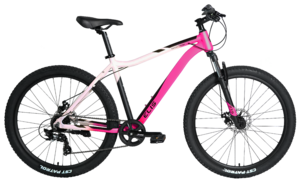 Велосипед TechTeam Elis 27.5"х19" розовый 2024, фото 1