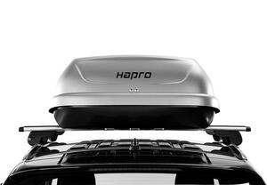 Бокс на крышу автомобиля Hapro Traxer 4.6 серый двухсторонний, фото 3