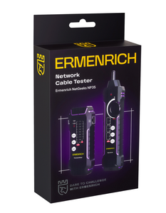 Кабельный тестер Ermenrich NetGeeks NP35, фиолетовый, фото 9