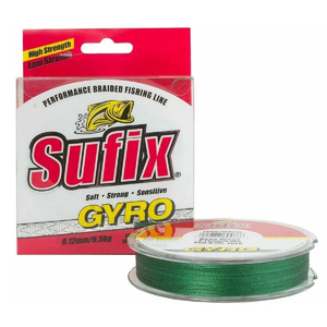Леска плетеная SUFIX GYRO Braid зеленая 135м 0.14мм 8кг, фото 2