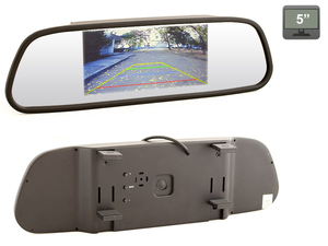 Зеркало заднего вида с монитором 5" AVEL AVS0501BM, фото 2
