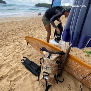 Влагозащитный рюкзак Stream Trail Dry Tank Camo Sand 40L, фото 5