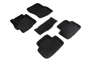 Коврики EVA 3D соты для Mitsubishi ASX 2010-н.в. (черные, 95421), фото 1
