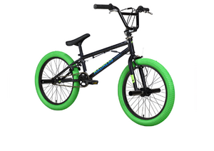 Велосипед Stark'22 Madness BMX 2 черный/зеленый/зеленый, фото 2
