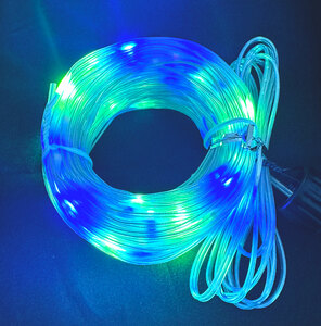 Инновационная водонепроницаемая LED-гирлянда ЛАМПОВА "Звёздный путь" (TYL-26-SB+220-RGB200-22), фото 4