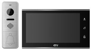 Комплект видеодомофона CTV-DP4705AHD (черный), фото 1