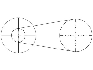 Прицел Gaut Quartz 3-9x40, сетка 3 (Mil-Dot) нить, фото 4