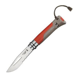 Нож Opinel №8 Outdoor Earth, красный, фото 1