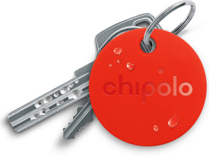 Умный брелок Chipolo PLUS с увеличенной громкостью и влагозащищенный, красный, фото 3