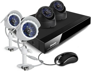 Комплект видеонаблюдения Zmodo Эконом с 4 камерами (704х576, звук, трансляция в Интернет), фото 2