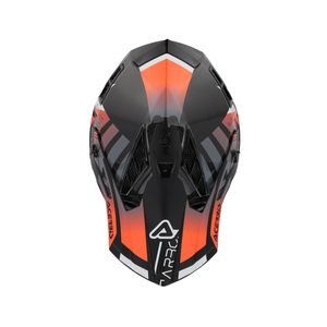 Шлем Acerbis STEEL CARBON 22-06 Black/Orange глянцевый XS, фото 5