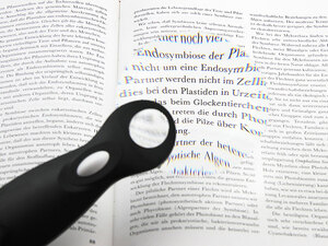 Лупа на ручке Veber 3/6х, 90 мм, с подсветкой (789-90), фото 6