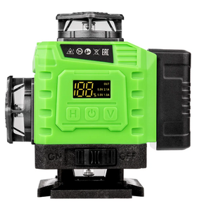 Лазерный нивелир AMO LN 4D-360-1 с зеленым лучом, фото 3