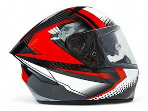Шлем AiM RH360 Carbon Battle Red S, фото 4