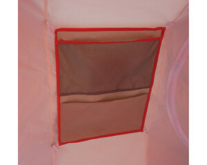 Палатка для зимней рыбалки Митек Нельма-Куб 4 Люкс ПРОФИ (оранж-беж/изумрудный), фото 6