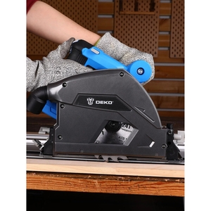 Погружная пила DEKO CSDK-1200W PRO, с направляющей шиной, 165мм диск, 1200Вт, фото 14