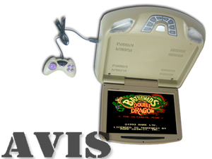 Потолочный монитор 11" с DVD Avel AVS1118T (бежевый), фото 1