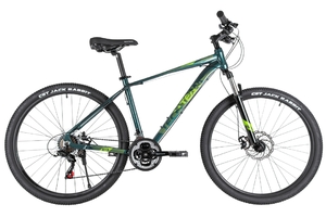 Велосипед Tech Team Neon 27.5"х18" зеленый (алюминий)