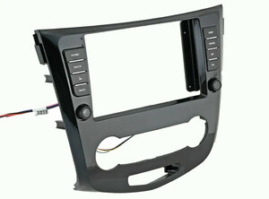 Рамка InCar для UMS NISSAN X-Trail III 2014-2022, Qashqai 2014-2024 (Manual AC), 9" Original style, фото 2