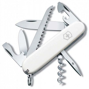 Нож Victorinox Camper, 91 мм, 13 функций, белый, фото 1