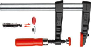 Струбцина BESSEY чугунная 250/100, 6 кН, деревянная ручка TG25S10, фото 3
