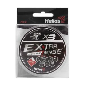 Шнур Extrasense X3 PE Red 92m 0.3/6LB 0.10mm (HS-ES-X3-0.3/6LB) Helios, фото 3