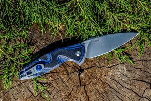 Нож Ruike Fang P105 черно-синий, фото 13