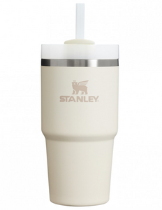 Термокружка STANLEY Quencher H2.0 0,59L (10-11911-024) с трубочкой, бежевая, фото 1