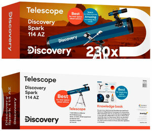 Телескоп Discovery Spark 114 AZ с книгой, фото 2
