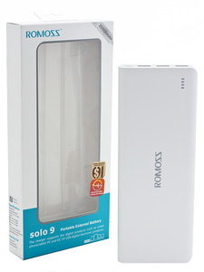 Портативное зарядное устройство для телефона Romoss Solo 9 (20000 мАч, 3 USB), фото 5