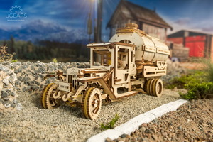 Механический деревянный конструктор Ugears Автоцистерна, фото 12