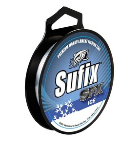 Леска зимняя SUFIX SFX Ice 100 м прозрачная 0,22 мм 4.4 кг, фото 1