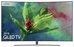 Телевизор Samsung QE55Q8CN, QLED, серебристый, фото 1