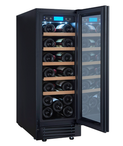 Винный шкаф CellarPrivate встраиваемый, однокамерный на 20 бутылок черный, скрытая ручка CP020-1TBH, фото 11