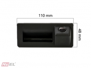 CMOS штатная камера заднего вида AVS312CPR (#185) для автомобилей AUDI/ SKODA/ VOLKSWAGEN, фото 2