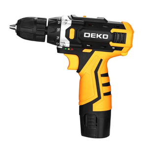 Аккумуляторная дрель-шуруповерт DEKO DKCD12V SET1 в кейсе + оснастка 13 шт, 2*2,0 А·ч, фото 4