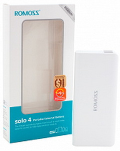 Портативное зарядное устройство для телефона Romoss Solo 4 (8000 мАч, 2 USB), фото 3