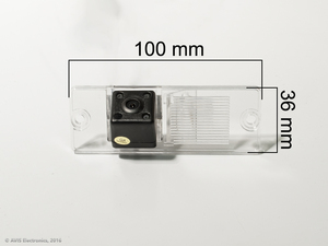 CMOS ИК штатная камера заднего вида AVEL Electronics AVS315CPR (#061) для MITSUBISHI PAJERO IV/ PAJERO SPORT I (1998-2008)