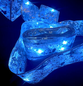 LED-гирлянда ЛАМПОВА "Серебряная ЛЕНТА" холодный свет, 5 метров (LJL-9-USB-CWL50-5-silver), фото 5