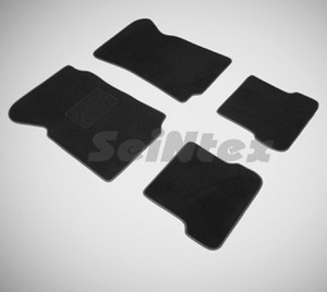 Ворсовые коврики в салон Seintex для Chery Amulet (черные), фото 1