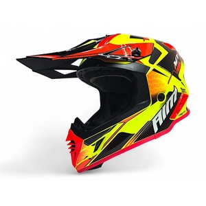 Шлем AiM RH855(Fiber Glass) SWIFT глянцевый Yellow/Black L, фото 1