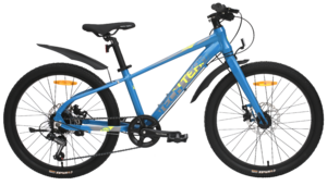 Велосипед TechTeam Neon 22"х12" синий 2024, фото 1