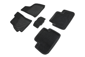 Коврики EVA 3D соты для Chevrolet Lanos 2005-2009 (черные, 95394)