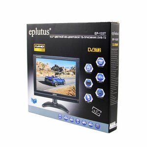 Телевизор с цифровым тюнером DVB-T2 13.3" Eplutus EP-133T, фото 5