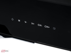 Встраиваемый телевизор для кухни AVS220W (черная рамка), фото 4