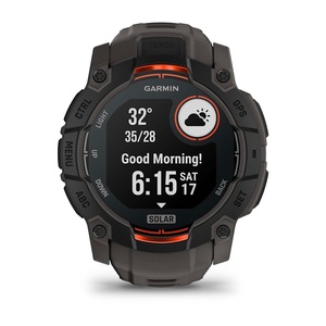 Часы Garmin Instinct 3 50mm Solar Black with Charcoal Silicone (010-02935-40G), фото 11