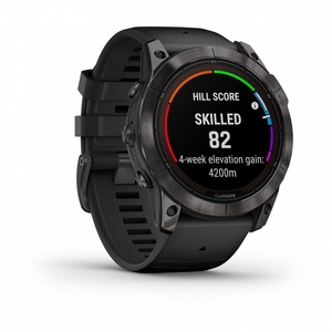 Часы Garmin fenix 7X Pro Saph Solar Carbon Gray Ti w/Black Band (010-02778-11G) (010-02778-54), фото 3