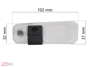 CMOS штатная камера заднего вида AVS110CPR (#036) для автомобилей KIA, фото 2